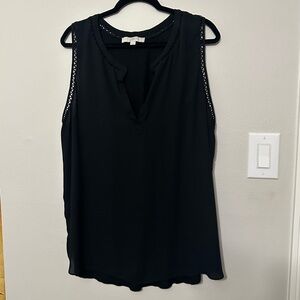Elegant Black Sleeveless Top